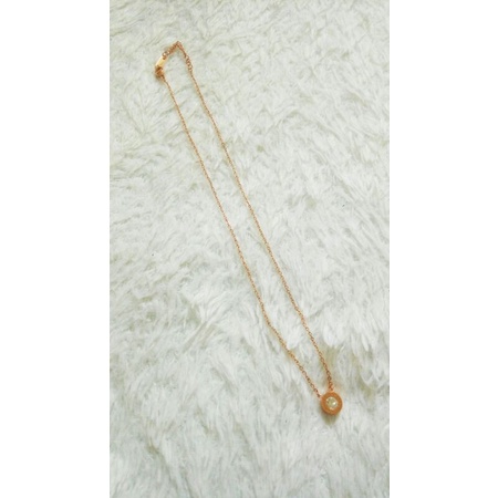 kalung lapis emas 14K new