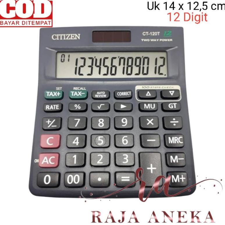 

COD Kalkulator Citizen CT -120 T 12 Digit Termurah CT Citizen 120T CT 120T CT-120T Dagang Ukuran Besar Citizen 12 Digit ct 120T TERLARIS