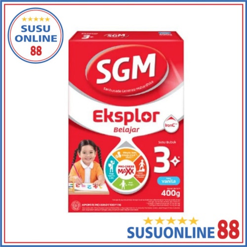 SGM 3+ VANILA 400 GRAM VANILLA SUSU