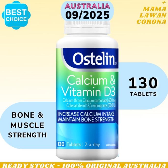 PROMO Ostelin Vitamin D3 1000IU 300 Capsules D 1000 IU Calcium 130 Cal DK2