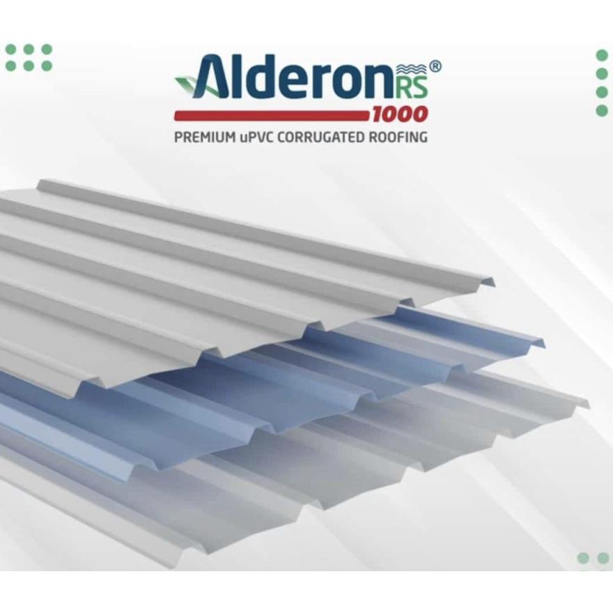 Trendy ALDERON RS 1000 - Atap uPVC Alderon Trimdeck Lebar 1 meter .,