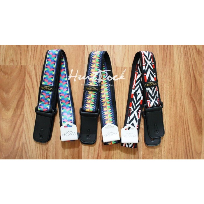 STRAP GITAR BASS NIKISAGA MOTIF