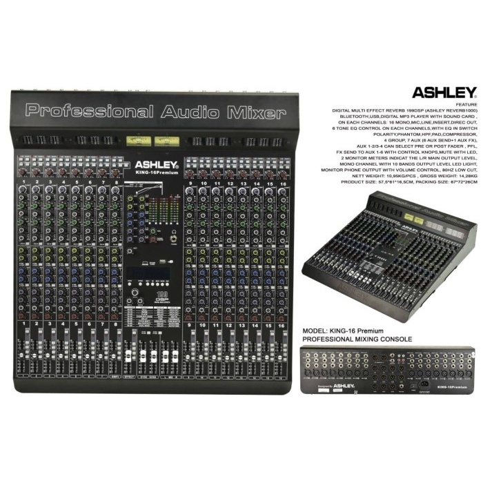 MIXER ASHLEY KING 16 PREMIUM KING16 PREMIUM KING16PREMIUM ORIGINAL