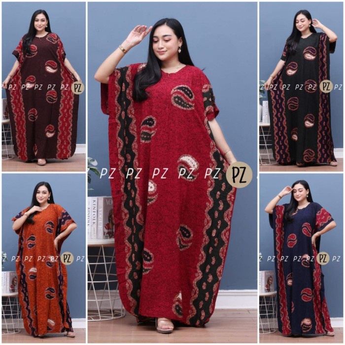 SH460 Daster kalong jumbo premium rayon tebal motif aqila batik putri zahro CUCI GUDANG