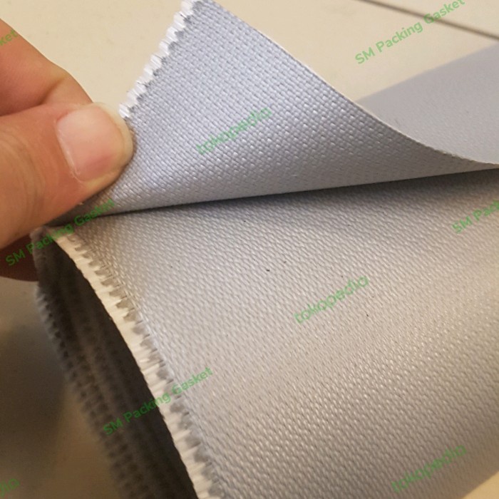 Silicone Fiberglass Cloth - Kain Silicone - Silicone Cloth Abu-Abu
