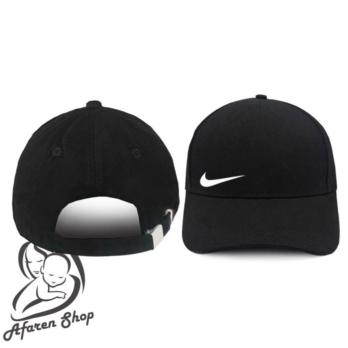 topi pria topi baseball caps pria premium sport nike logo 01 - Hitam(B8J6) topi pria import topi pri