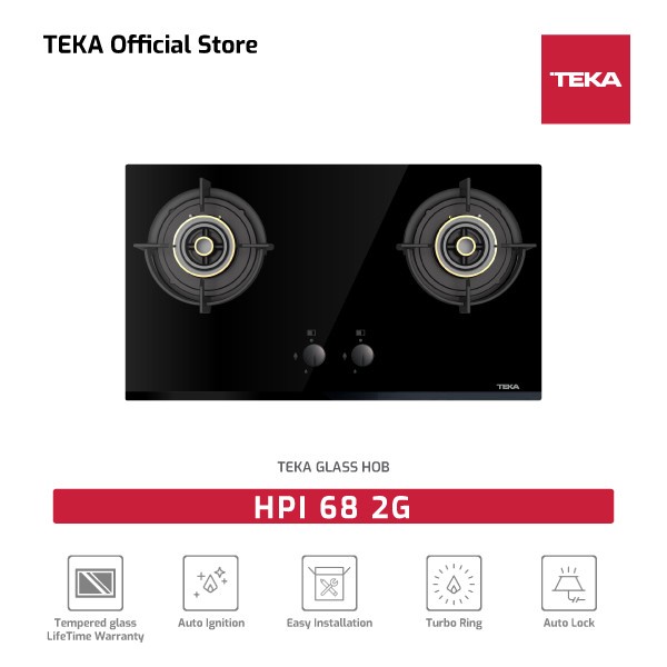 {PerfectStore} Teka HPI 68 2G Kompor tanam 68 cm 2 Tungku Limited