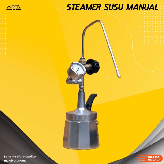 Ready...Ready...Ready...] Steamer Susu Manual Latte Art