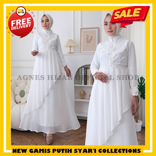 Pakaian Umroh Perempuan Syari Muslimah Firi Bju Gamis Haji Gamis Wanita Kekinian Dewasa Terbaru 2024