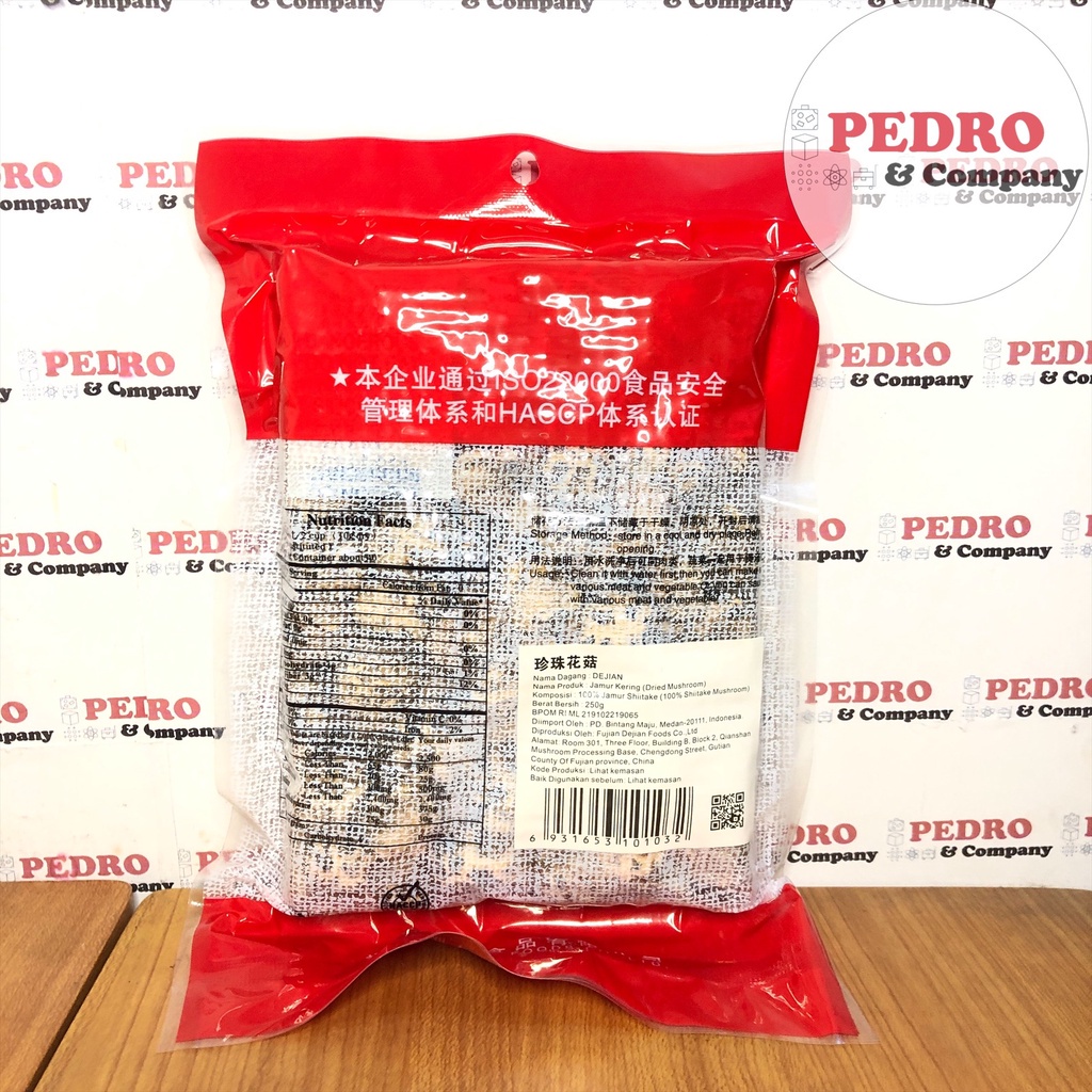 

Dejian Jamur Kering / Dried Mushroom Kecil 250 Gram - Harum