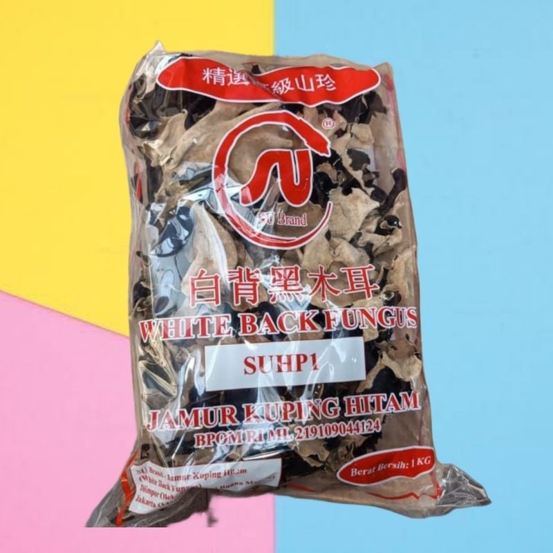 

Jamur Kuping Hitam Putih 1 Kg / White Ba Fungus Suhp1 Brand