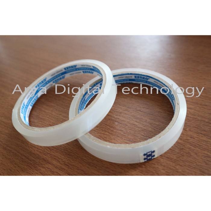

Isolasi Bening Stationery Tape 1/2 Inch Kenko Solasi Selotip 3 Core