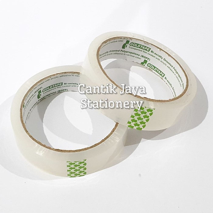 

Isolasi / Selotip / Stationery Tape Goldtape Shrink Hijau 24mm