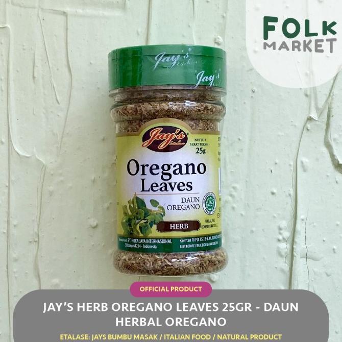 

```````] JAY'S JAYS Oregano Leaves / Daun Oregano 250gr - Herb / Herbs / Rempah