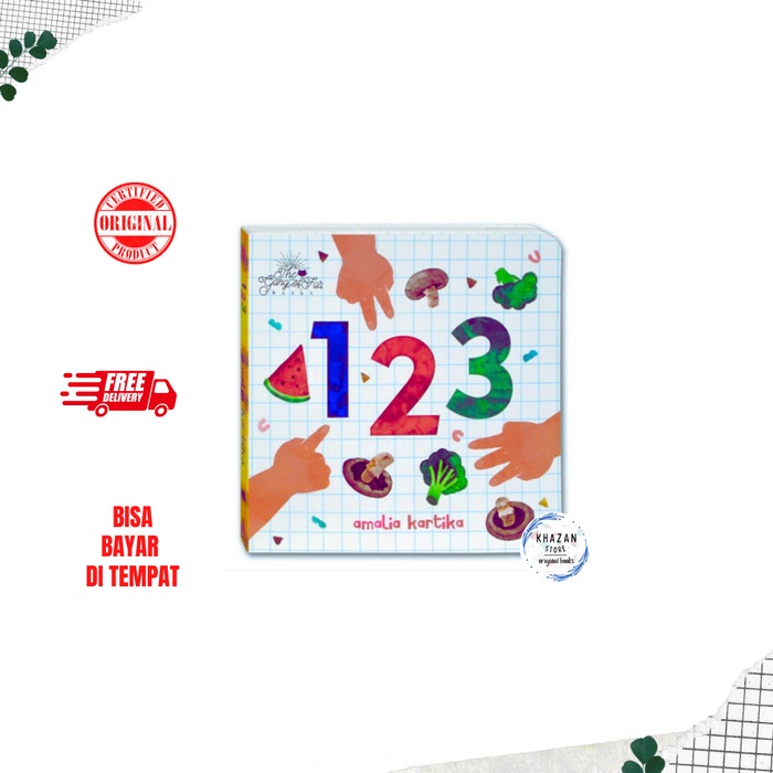 

[SALE MURAH] Boardbook 123 by Amalia Kartika (The Gang Of Fur) TERLENGKAP