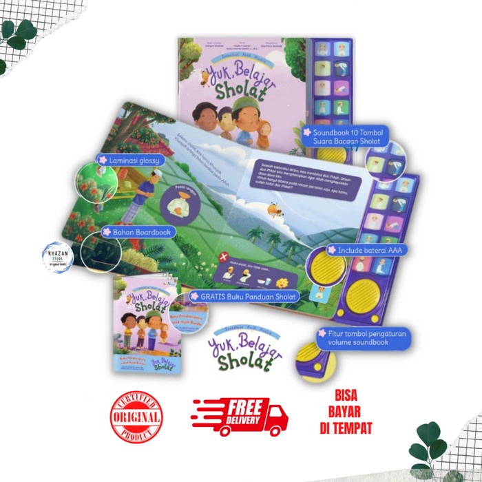 

[SALE MURAH] Soundbook Anak Islami : Yuk, Belajar Sholat dari Gulali Books LIMITED EDITION