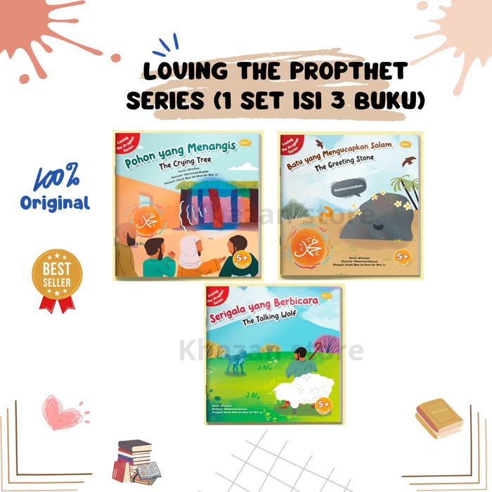 

[SALE MURAH] Buku Loving The Prophet Series (1set isi 3buku) AHLAN PROMO