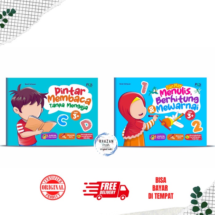 

[SALE MURAH] BUKU PINTAR MEMBACA TANPA MENGEJA (1 SET DAPET 2 BUKU) SPECIAL