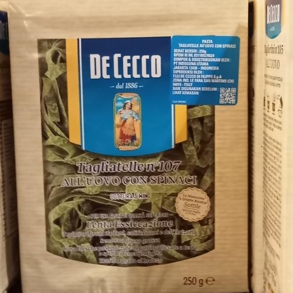 

~@~@~@~@] DE CECCO TALIATELLEN NO'107 ALL'UOVO CON SPINACI 250 gr pasta