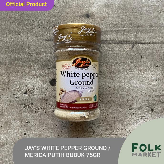 

~~~~~] Jays Merica Putih Bubuk / White Pepper Ground 75Gr