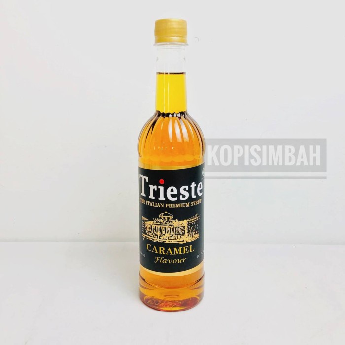 

best seller] Trieste syrup rasa CARAMEL Minuman Sirup Kopi Premium Italia