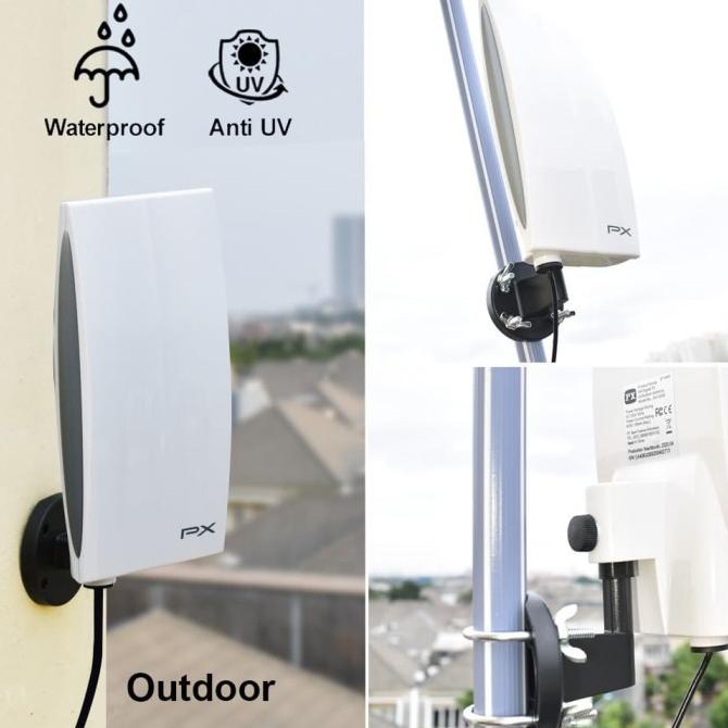 antena tv digital PX DA-5200 indoor outdoor smart antena luar dalam