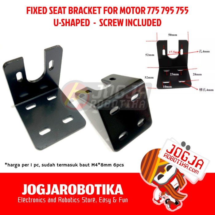 best seller] BRACKET HOLDER FIXED SEAT FOR MOTOR DC RS775 775 795 755 - PILIH