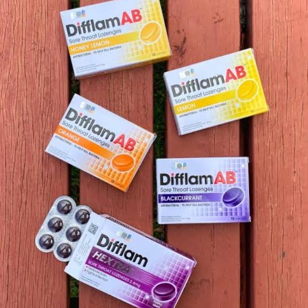 

Difflam Ab Sore Throat Lozenges