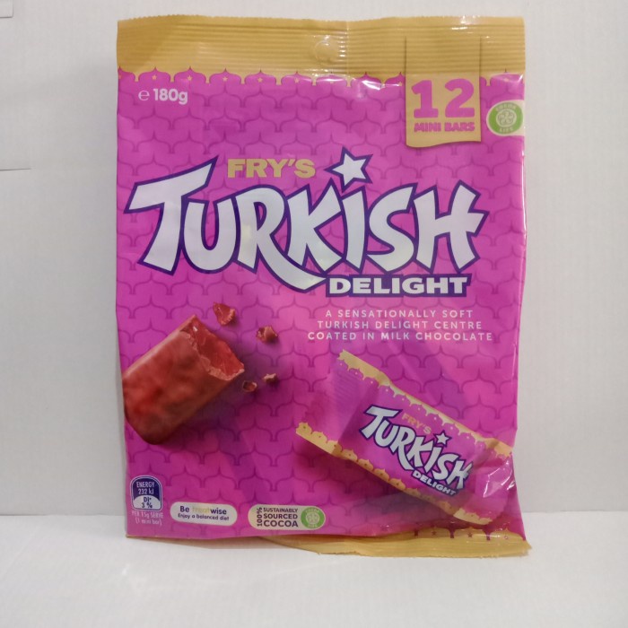 

Turkish Delight 60 % Less Fat