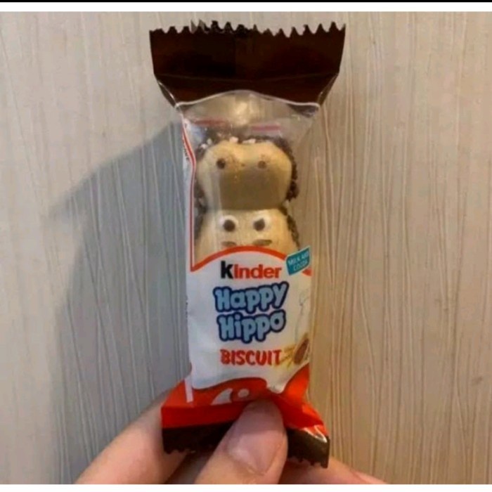 

Kinder Happy Hippo Biscuit Cocoa / Hazelnut Satuan