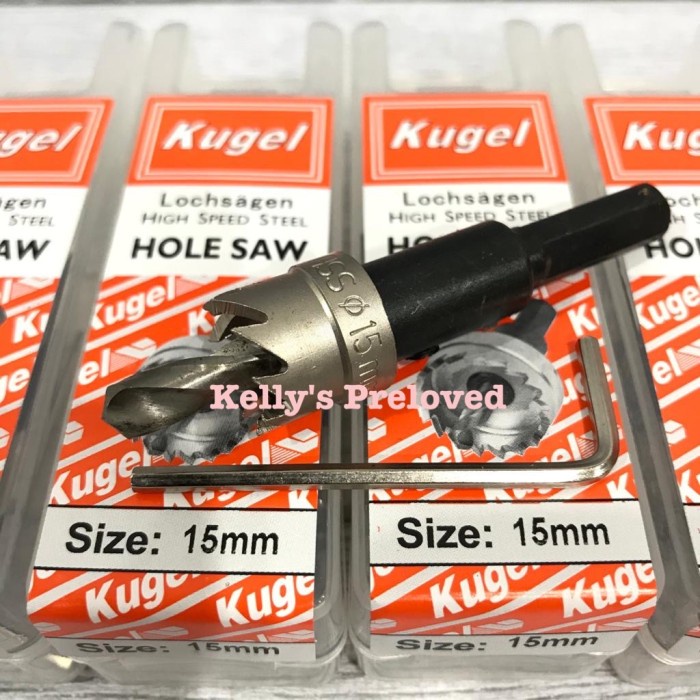 

Kugel Hole Saw Besi H.S.S 15 Mm - Mata Bor Besi Hss Original !!!
