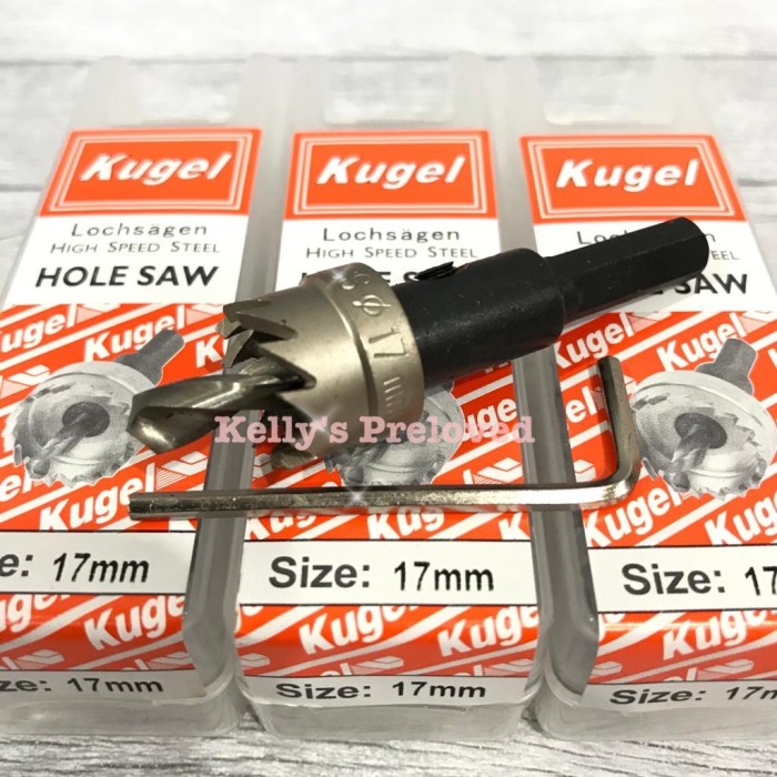 

Kugel Hole Saw Besi H.S.S 17 Mm - Mata Bor Besi Hss Original !!!