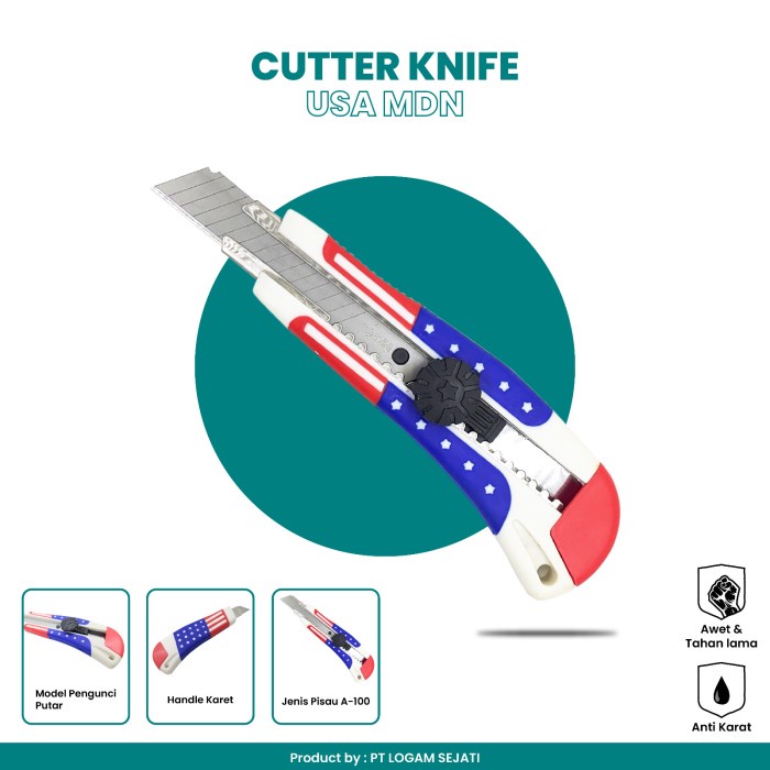 

------] Cutter putar murah MDN / pemotong kertas / Pisau cutter putar MDN