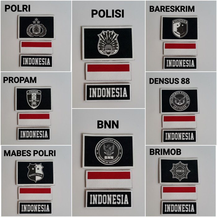 

@=@=@=@=] Emblem/Patch Topi Tactical Logo Polisi Kamuflase