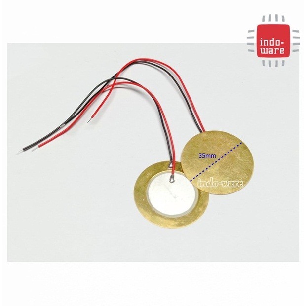 Piezo Electric Ceramic Buzzer 35mm Element Sounder Sensor Sound Disc