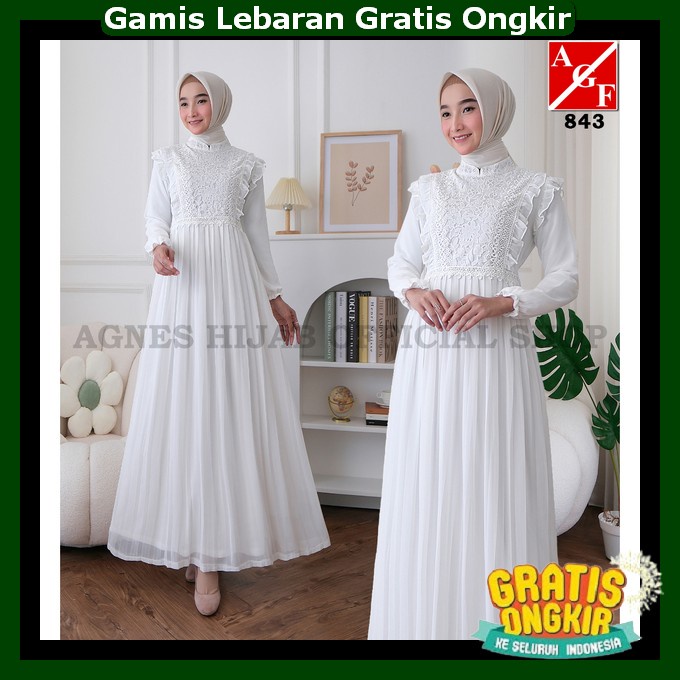 Abaya Pesta Mewah Elegan Gwmis Pengajian Murah Impor Gemis Muslim Terbaru Termurah Abaya Dewasa Lena