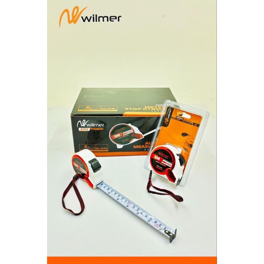 Meteran WILMER EVOS 5 Meter / Meteran AUTO STOP AUTO LOCK EVOS WILMER EVOS 5M