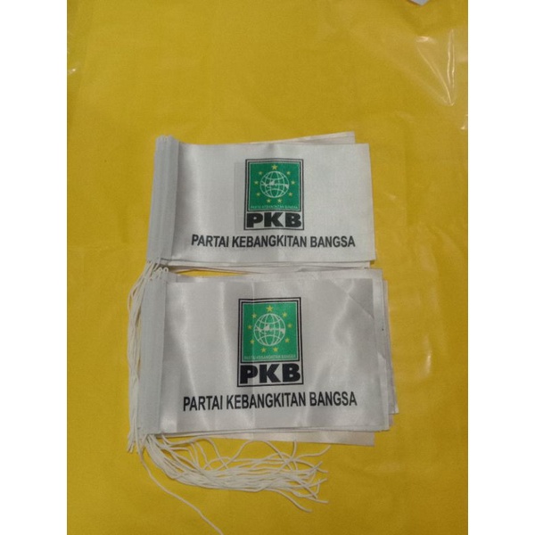 

bendera partai PKB bendera meja bahan satin