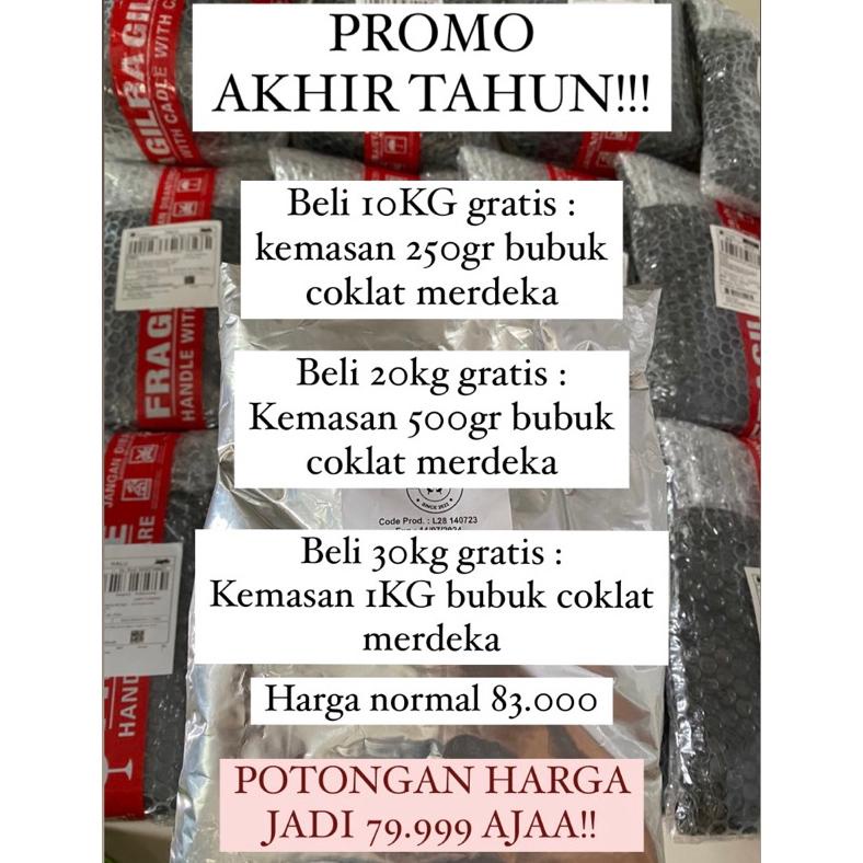 

Special - Bubuk Coklat Merdeka, Bubuk coklat tanpa gula 1.000gr, Bubuk minuman ~