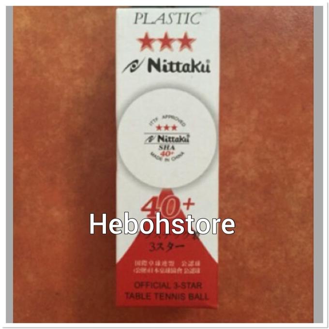 Bola Pingpong/Bola Tenis Meja Nittaku Kuning 40 Mm Original