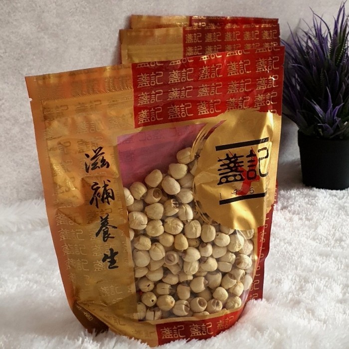

WHITE LOTUS SEED /BIJI TERATAI / LIAN ZHI PREUM 300GR HKG