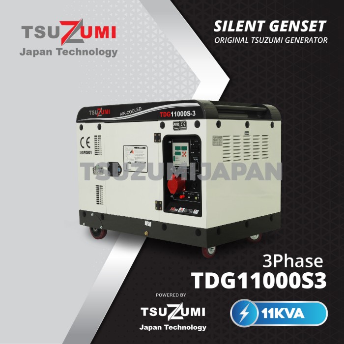 GENSET 10 KVA 3 PHASE TDG 11000S3