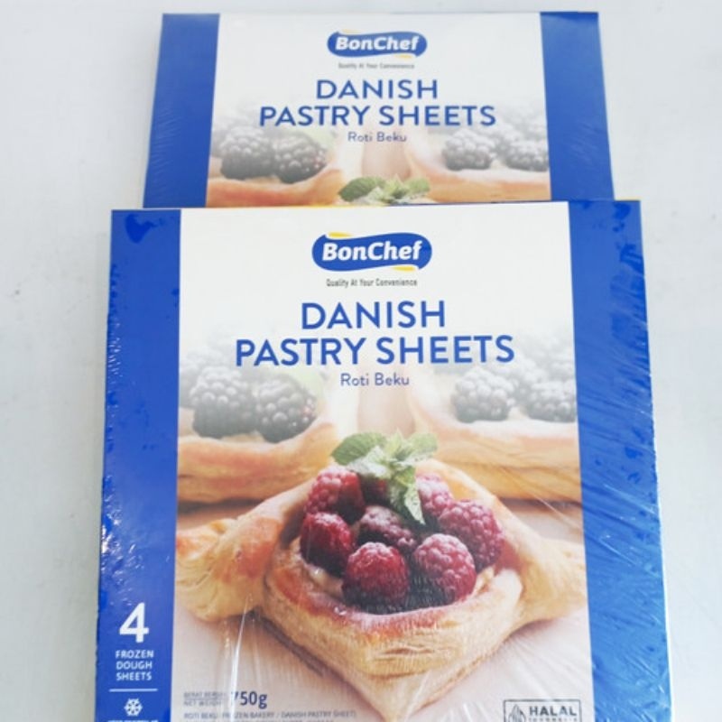 

Bonchef Danish Pastry Sheet Roti Beku Untuk Cromboloni Viral 750Gr