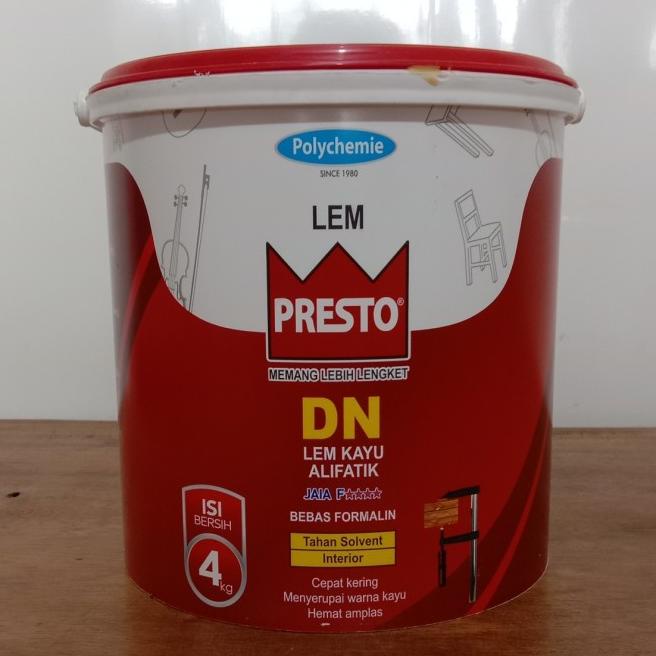 lem presto/lem kayu presto DN 4kg Ready Stok