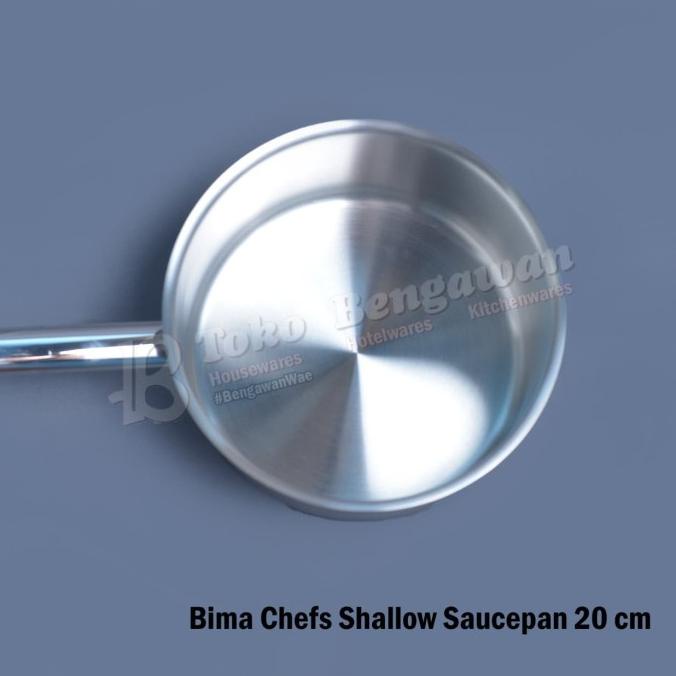 '+'+'+'+] BIMA CHEFS SHALLOW SAUCE PAN 2,8L SUS 304 20cm bp1900720