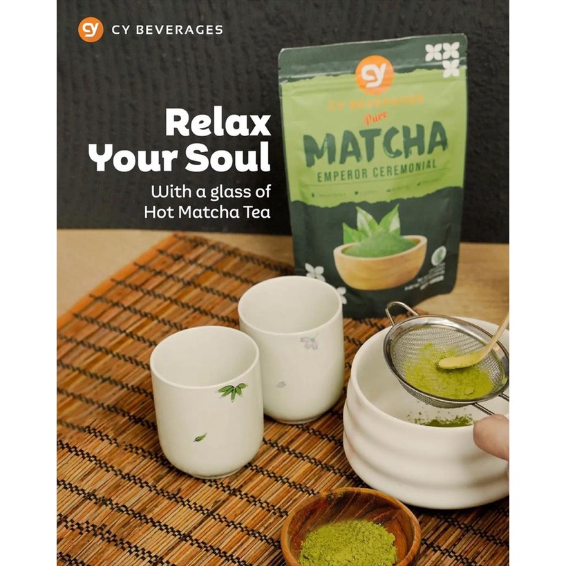 

Cy-Beverages Pure Matcha Emperor Ceremonial Powder 100 Gr
