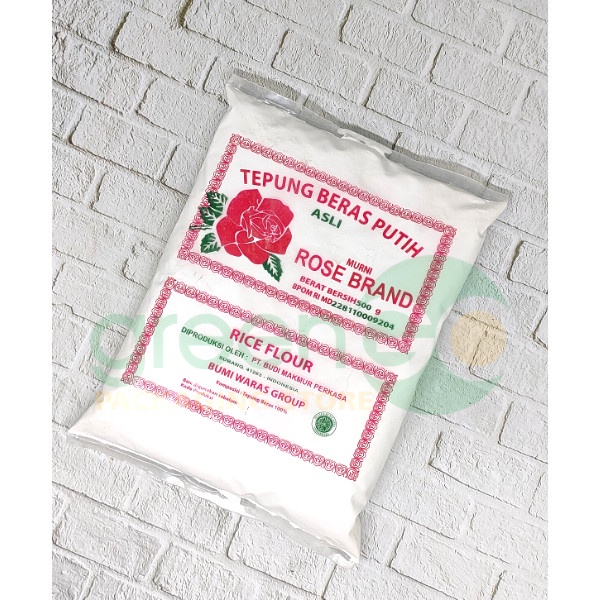 

Tepung Putih Original Asli Rose Brand 500Gr Rice Flour Halal