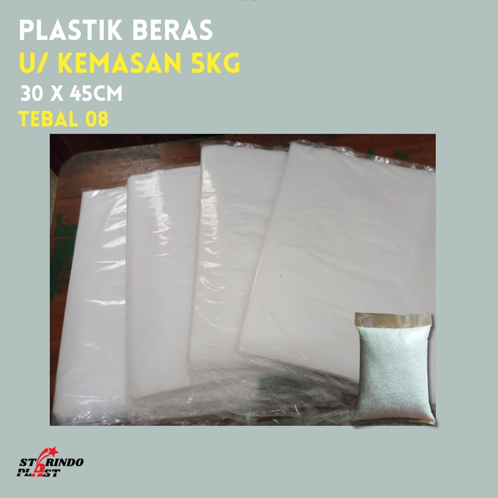 

Plastik Pe Polos Utk 5Kg 30X45Cm Tbl 08 Per 1 Kg