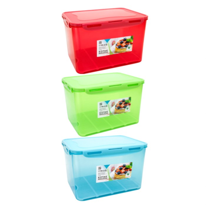 

7268 Kotak Makan Lock Four 9,8 Liter Kedap Udara