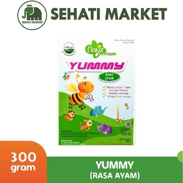 

Nayz Organik Yummy Rasa Ayam 300Gr